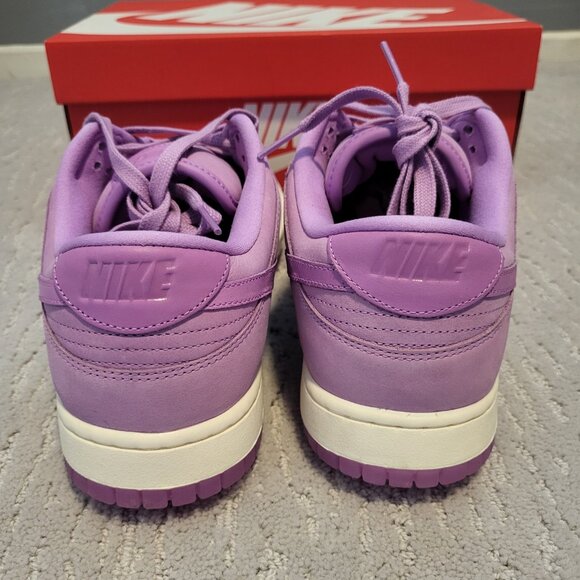 Size 12W / 10.5M Nike Dunk Low PRM MF Rush Fuchsia - DV7415-500 - AUTHENTIC NEW! - Picture 6 of 9